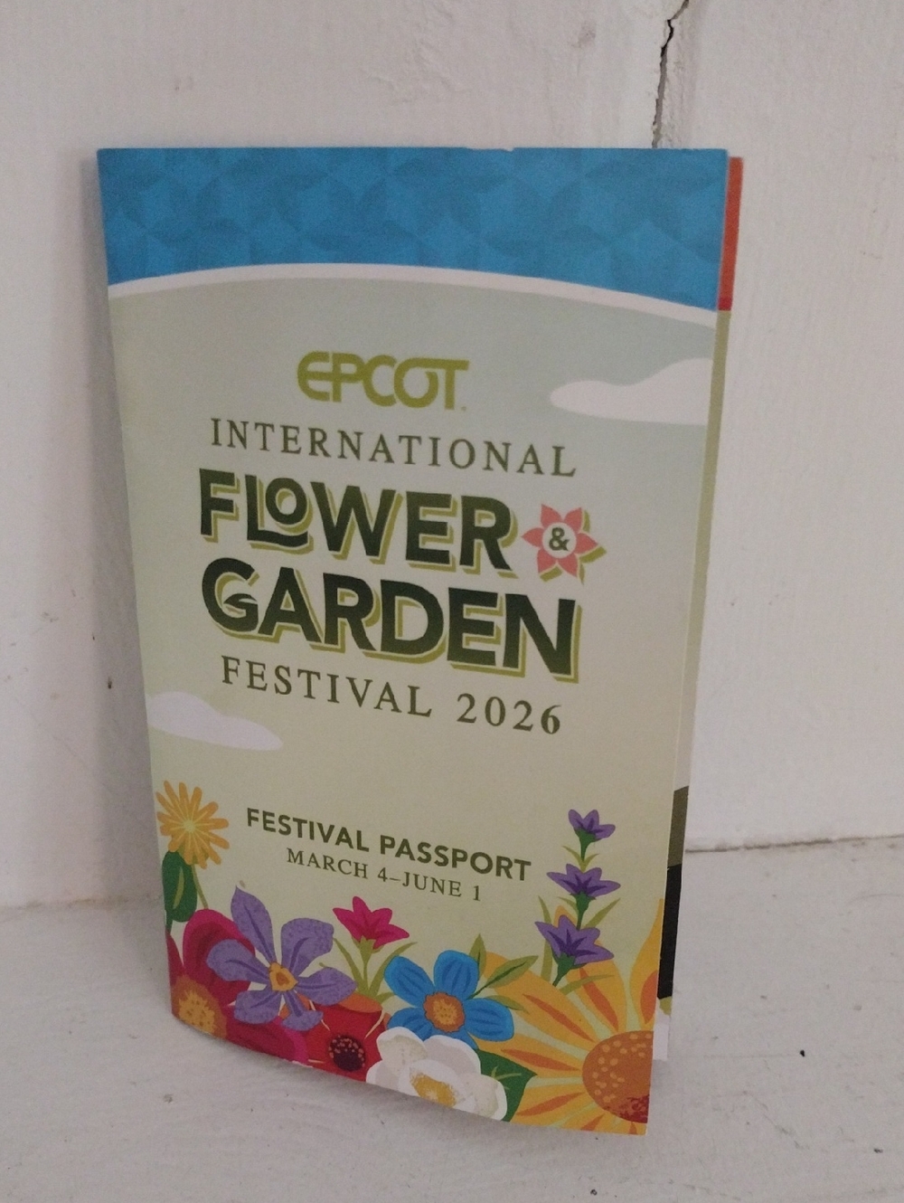 EPCOT Flower & Garden Festival Passport 2026 - Multicolor